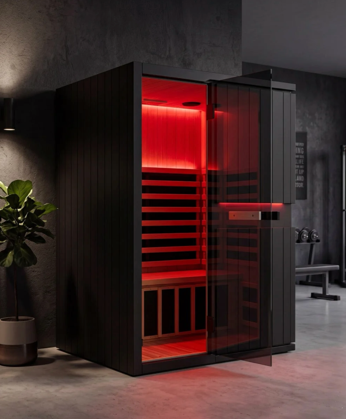 SaunaBox® Solara 2-Person: Full Spectrum Infrared Sauna