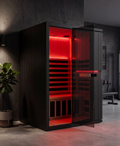 SaunaBox® Solara 2-Person: Full Spectrum Infrared Sauna