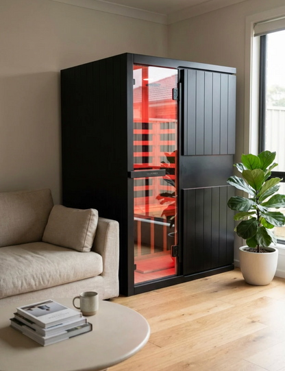 SaunaBox® Solara 2-Person: Full Spectrum Infrared Sauna