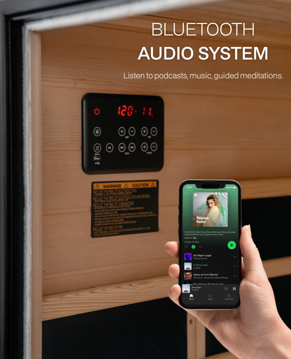 SaunaBox® Solara 2-Person: Full Spectrum Infrared Sauna