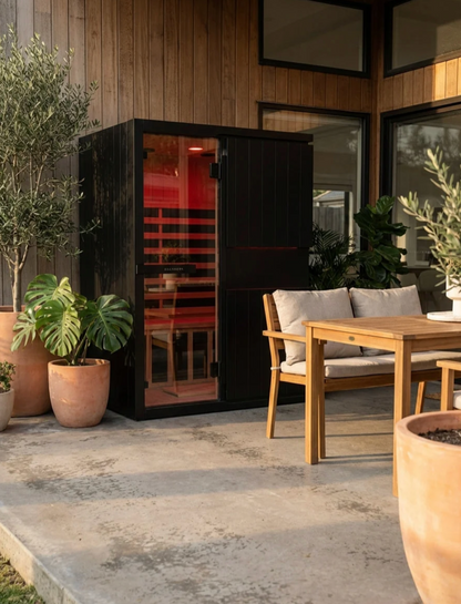 SaunaBox® Solara 2-Person: Full Spectrum Infrared Sauna