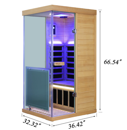 909MX 1-Person Full-Spectrum Infrared Sauna